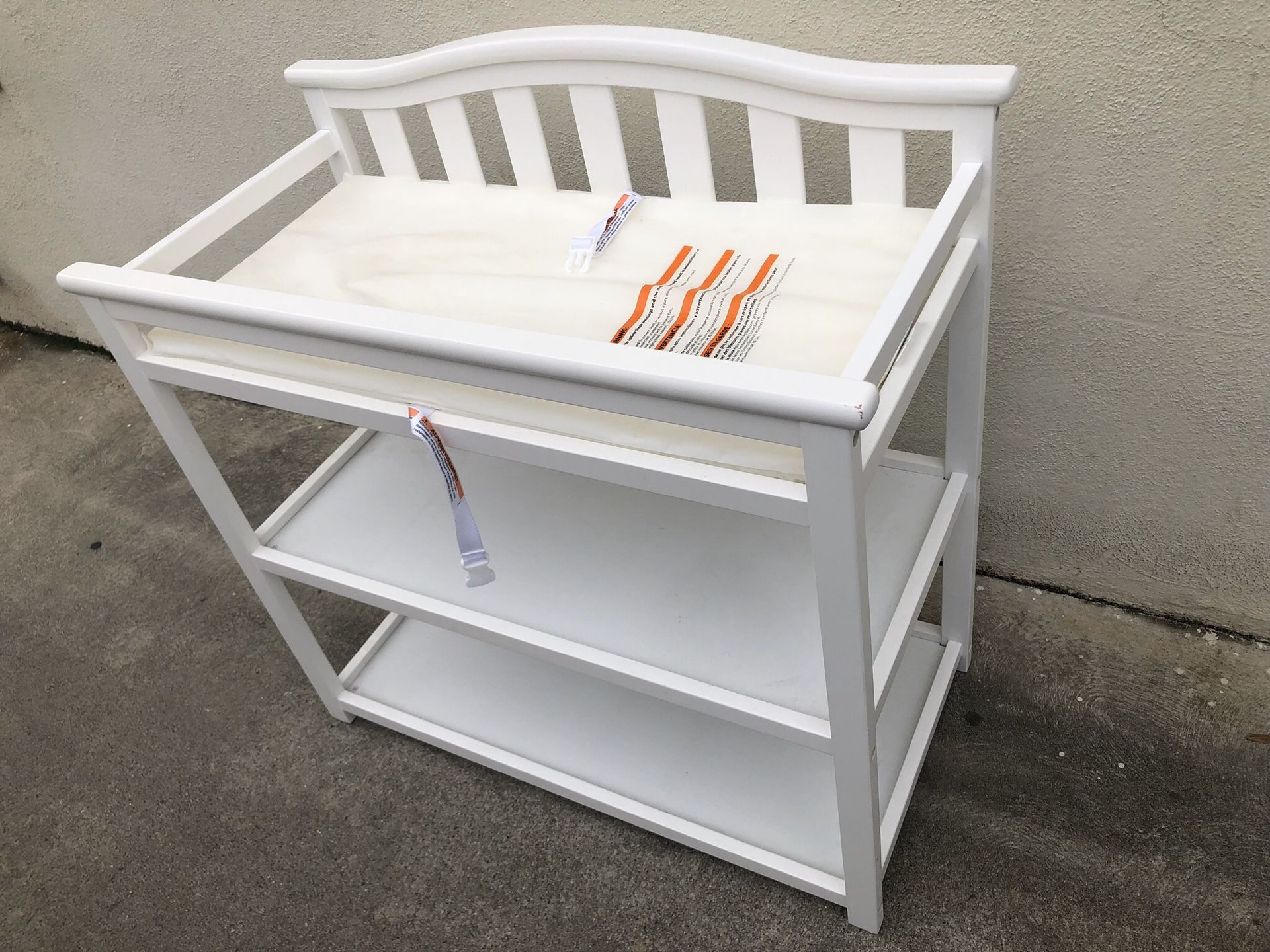 Diaper changing table