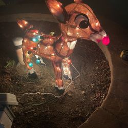 Rudolph Red Nose Reindeer Christmas Decoration 