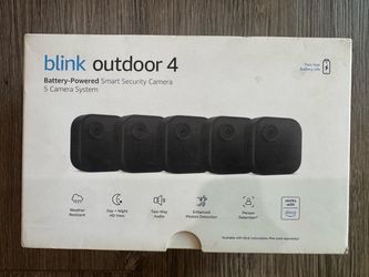 Brand new unopened Blink Cameras 5 Pack security cameras