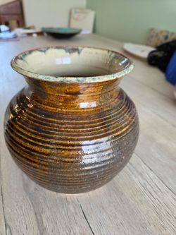 Glazed Pottery Vase