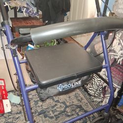 Walker Witb Breaks And New Cane