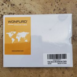 WONFURD Flat Cat 8 Ethernet Cable For RJ45 Connectors Ethernet Cable