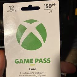 12 Month game Pass Core