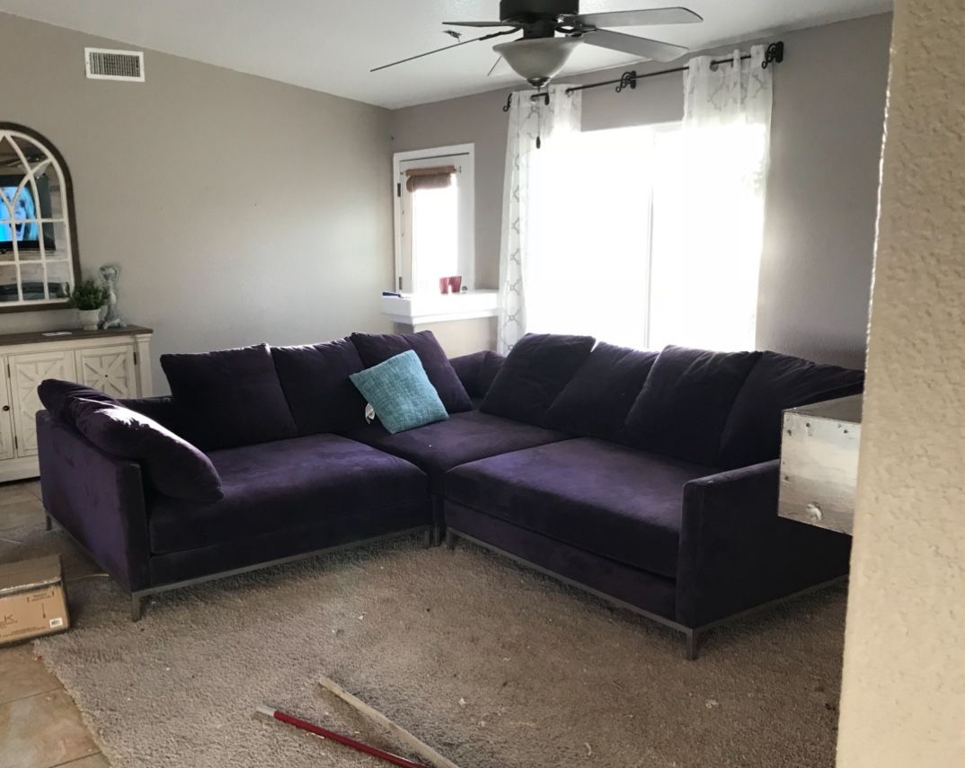 Z Gallerie Extra Deep Ventura Couch / Sectional 