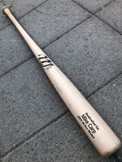 Marucci Pro Wood Baseball Bat Sz 34” Top Quality Black Ink Dot Bat Excellent Condition Have More Equipment Available