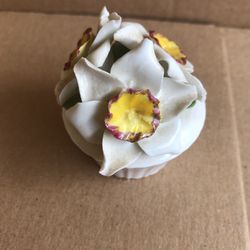 Flower Of The Month Of April  Fine Bone China Made In England