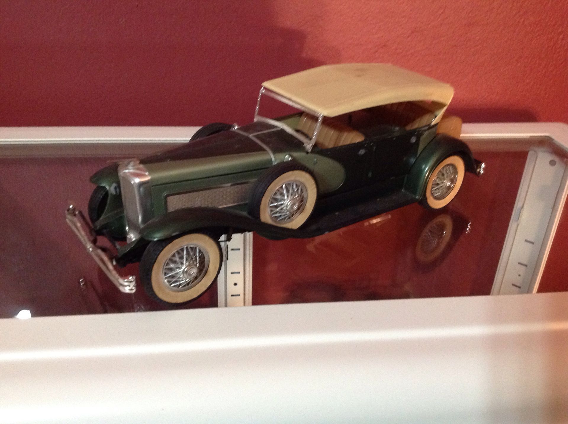 VINTAGE (HUBLEY) METAL CAR MODEL KIT 1/18 made in USA "SJ DUESENBERG