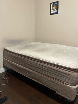 Bed Mattress, box spring, bed frame