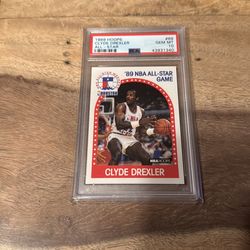 1989 Clyde Drexler Hoops All-Star PSA 10