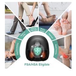 Foot Massager with Heat - 2026 Upgraded Shiatsu Deep Kneading Machine, Multi Air Compression Intensity, Smart APP Mobile Remote Control, Feet Massage 