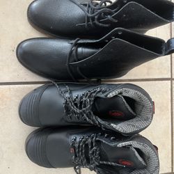 Clark’s Hi Top And Work Boots Steal Toe
