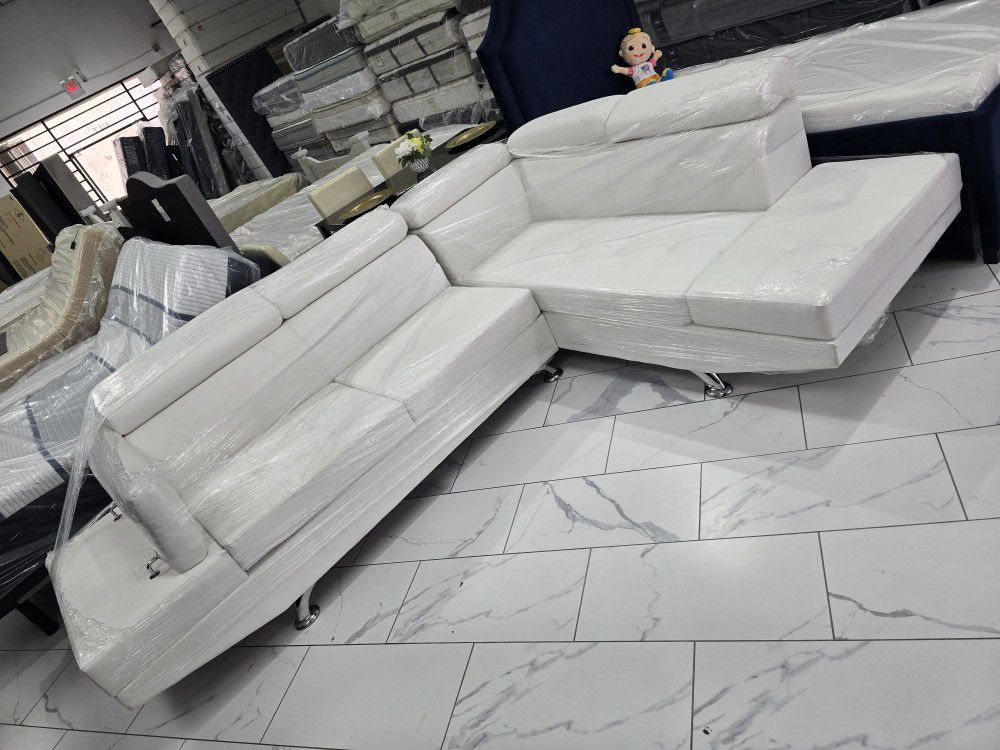 Sectional Moderno White 