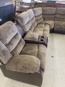 Large fabric sectional