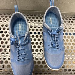Lands’ End Women’s Blue Walking Sneakers Size 7.5 – Lightweight Comfort Shoes
