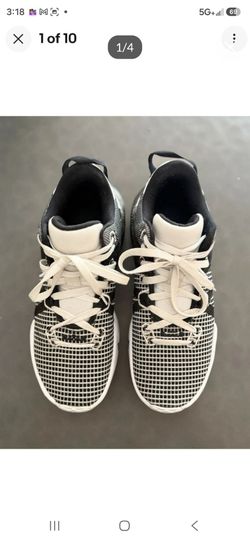 Nike Lebron Basketball Witness VII White Black Shoes Size 9