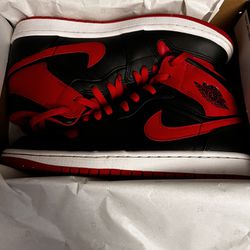  Jordan 1 Black And Red 