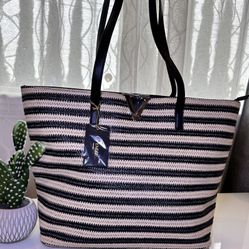 Crossil Stripped Tote Bag 