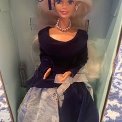 Winter Velvet Barbie Doll 