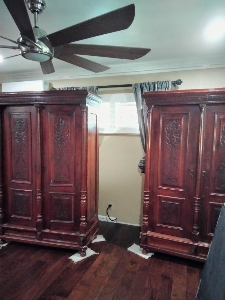 Two Antique Armoires (200 Each)