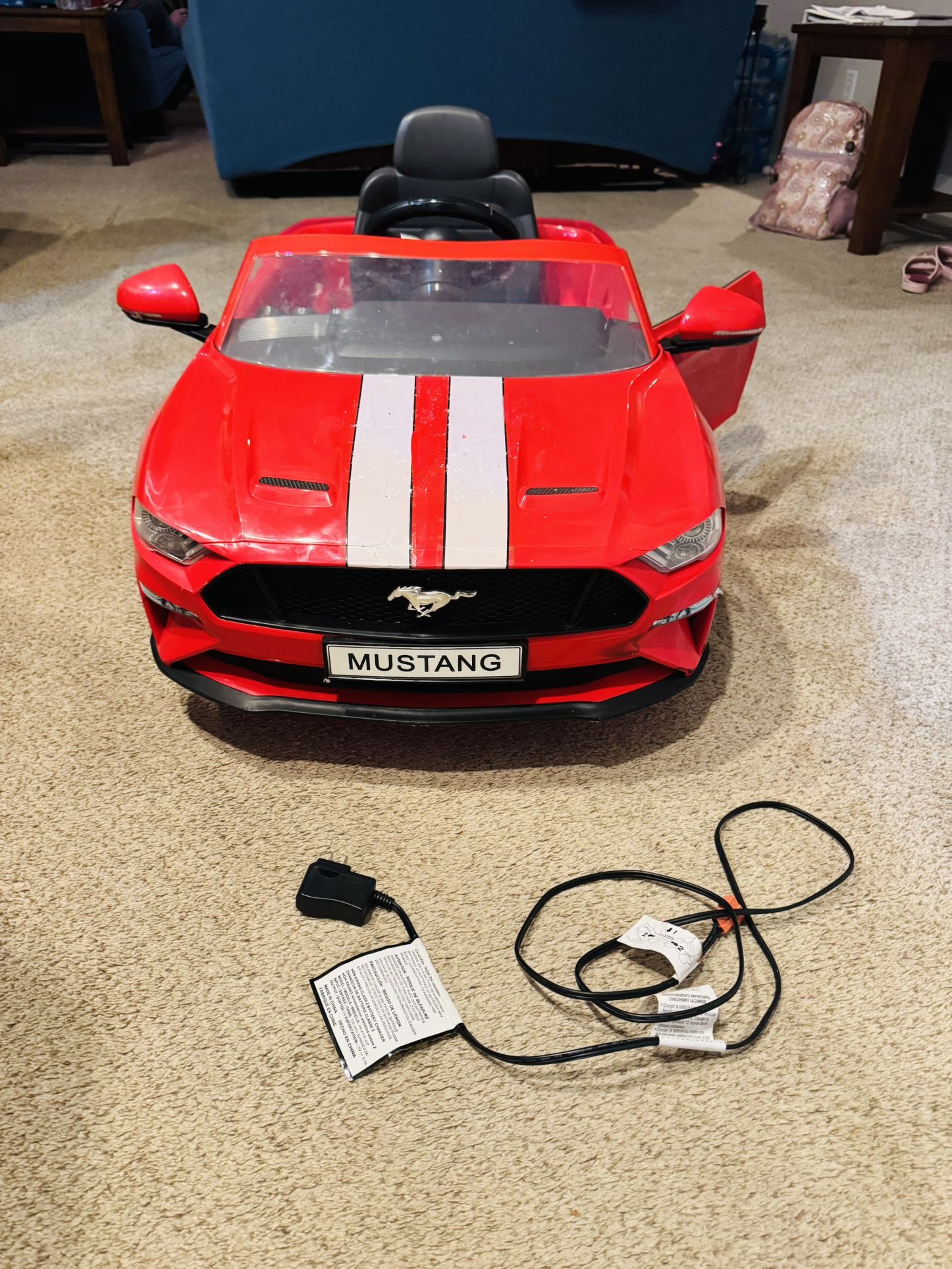 Rollplay 6V Ford Mustang Powered Rid-On-Red