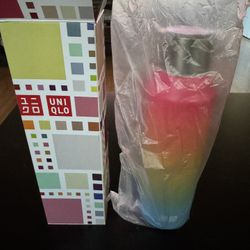 Uniqlo Rainbow Stainless Steel Water Bottle