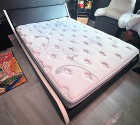 Black Modern Bed Frame full size