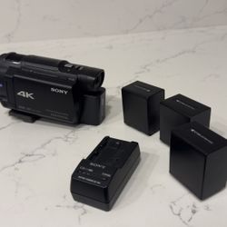 Sony 4K HD Video Recording FDRAX33 Handycam Camcorder