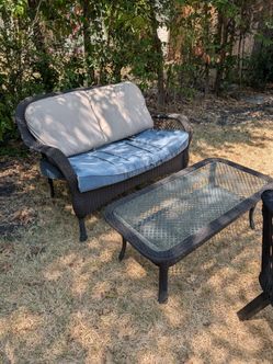 Bench and coffee table