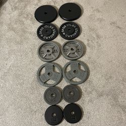Weights 130LBs Total (1 Inch Hole)