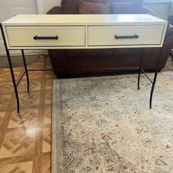 Nevado Leather Console Table 