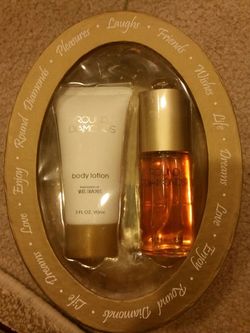 New Round Diamonds for women 2.5 fl oz parfum and 3 fl oz lotion