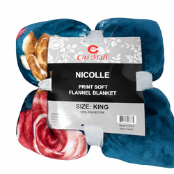 King size full flannel blanket