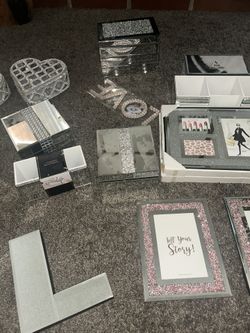 Bling/sparkle Organizers And Picture Frames