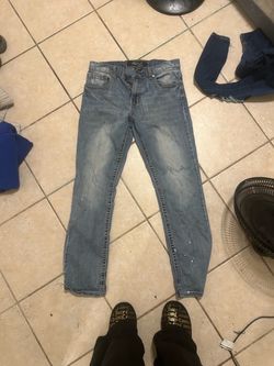 Light Wash Slim Fit Jeans