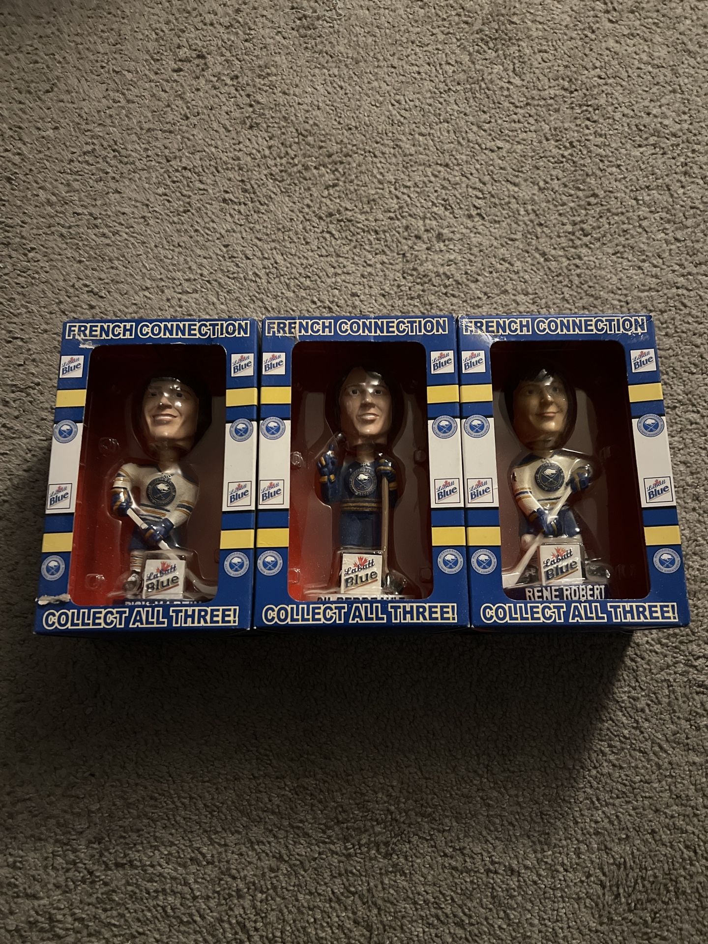 Buffalo Sabres French Connection Bobble Heads Set 