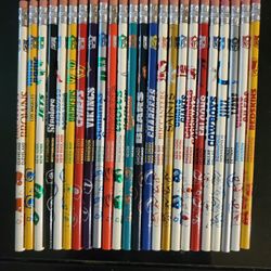 NFL pencils 24 , Including REDSKINS &OILERS 