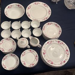 Rose China Set Kyoto 