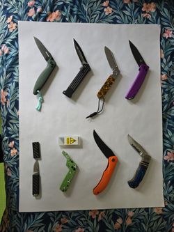 Folding ONLY Pocket Knife Collection – 7 Knives