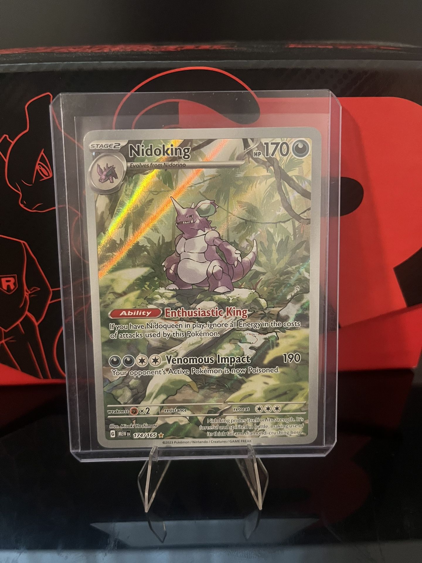 Nidoking IR 174/165 151 - Near Mint Pokémon