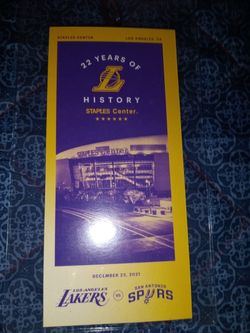 22 Years Of History Commemorative Ticket