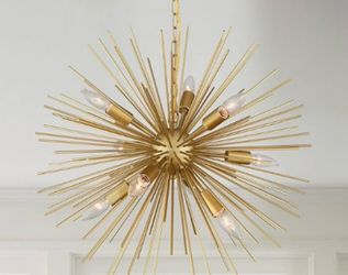 Modern Sputnick Chandelier- Like New