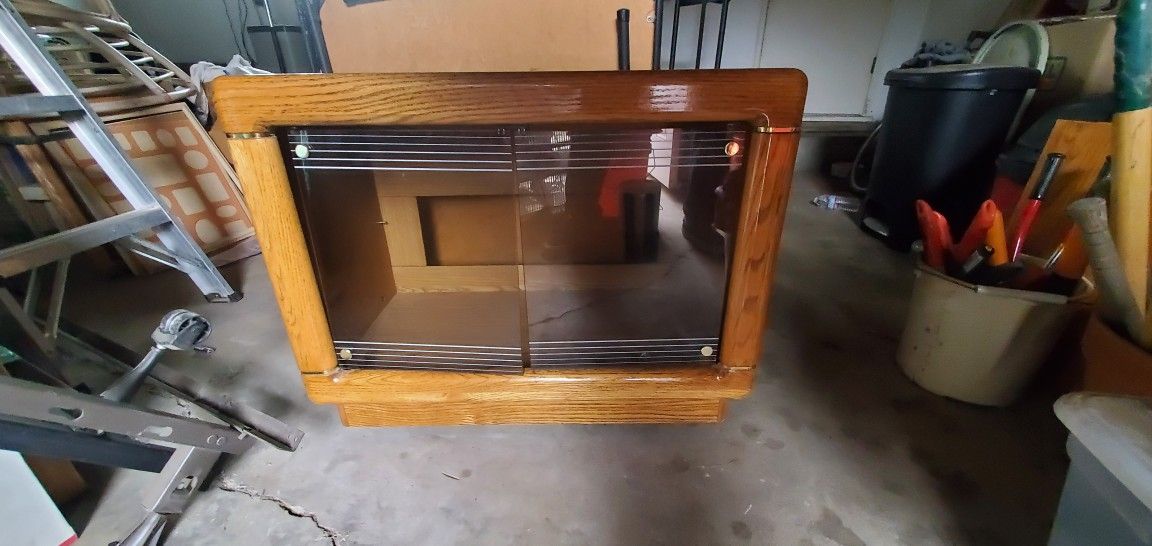 Vintage Wooden TV Stand