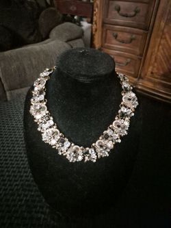 Crystal Statement Collar Necklace