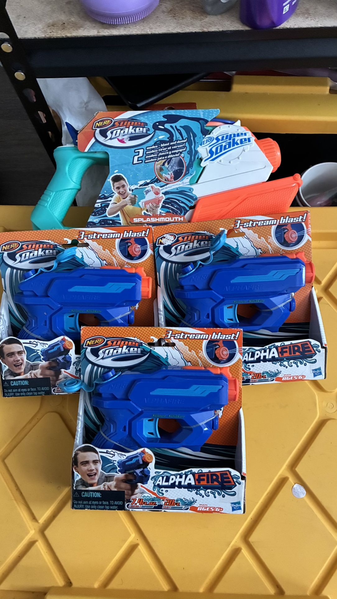 4 Nerf Soakers $20