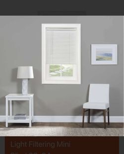 Light Filtering White Window Blinds Shades 