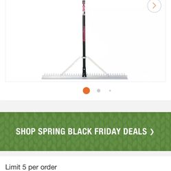 Lanscaping Rake Razor-Back