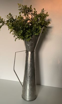 Tin pitcher