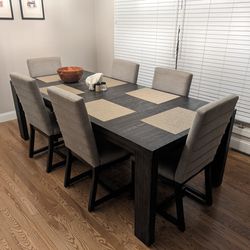 Ashley's Furniture Dinning Table Set (6 chairs)