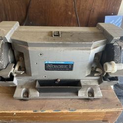 6” Vintage Bench Grinder 8 Amps Model 2026 3450 RPM 115V Made in USA