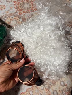 Scientists wig and glasses Halloween costume